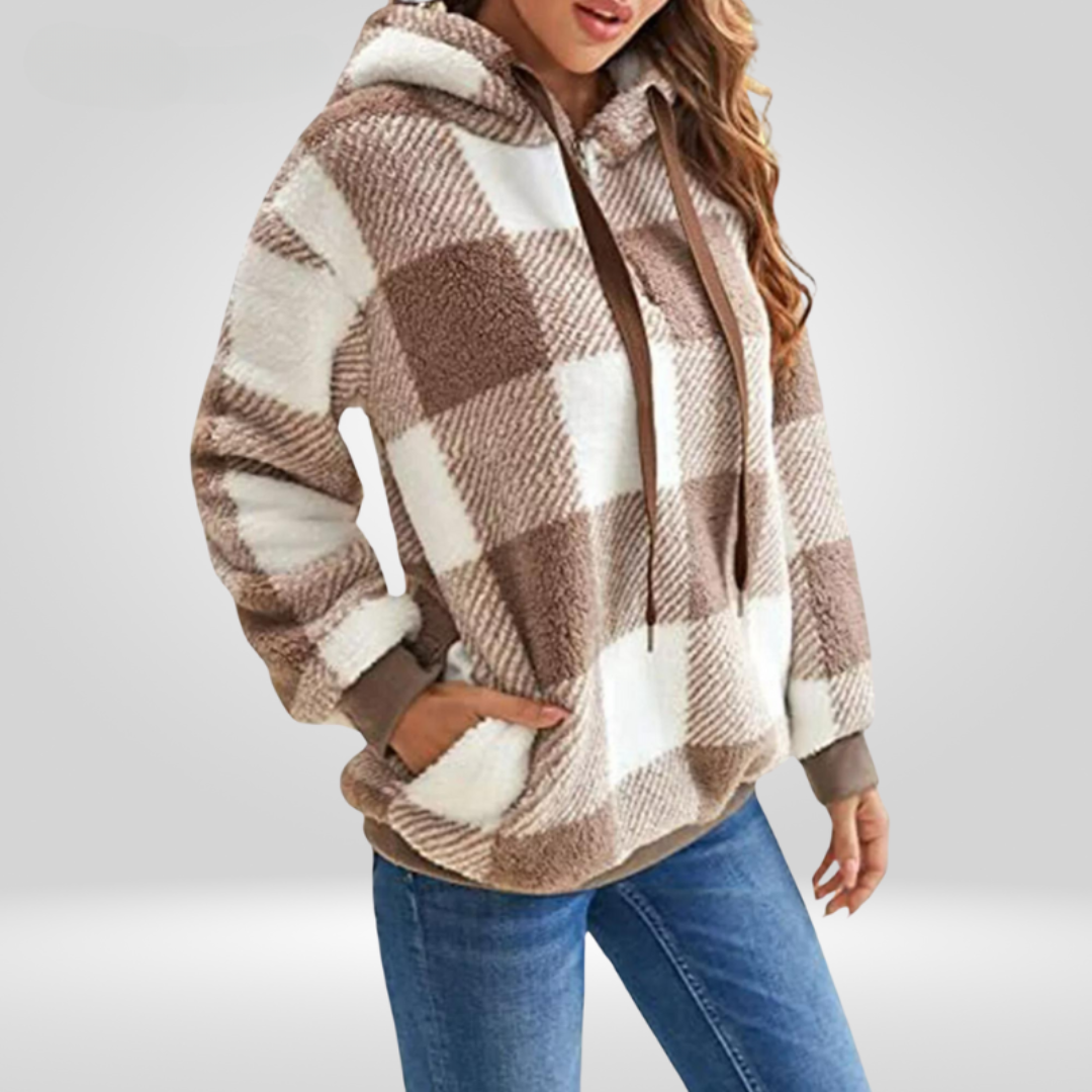 Bernarda | Stylish half zip sweater