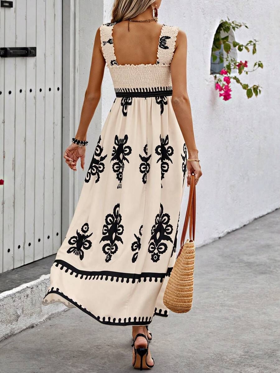 Demi® | Backless high waist dress