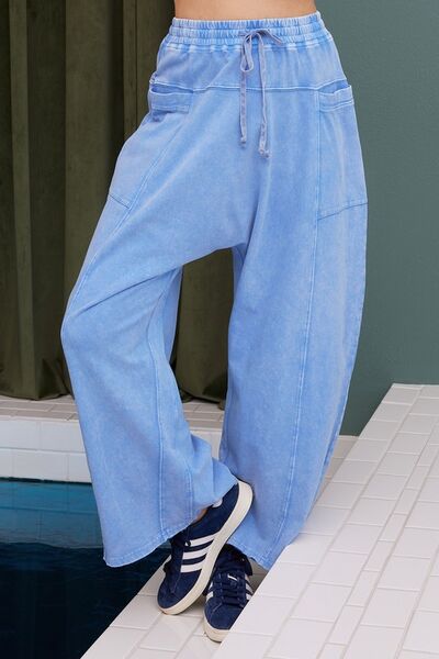 Ana® | Baggy trousers with elastic waistband and Baarrel legs