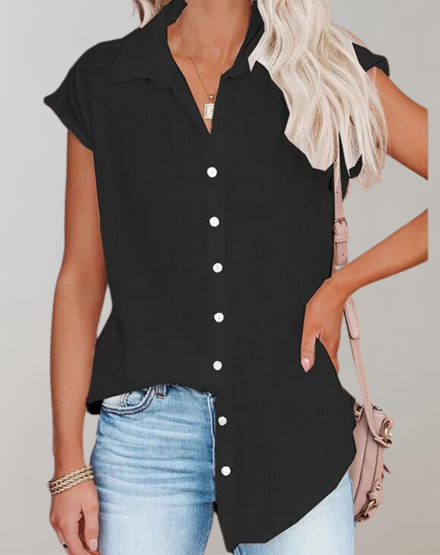 Elena® | Solid Casual Shirts Without