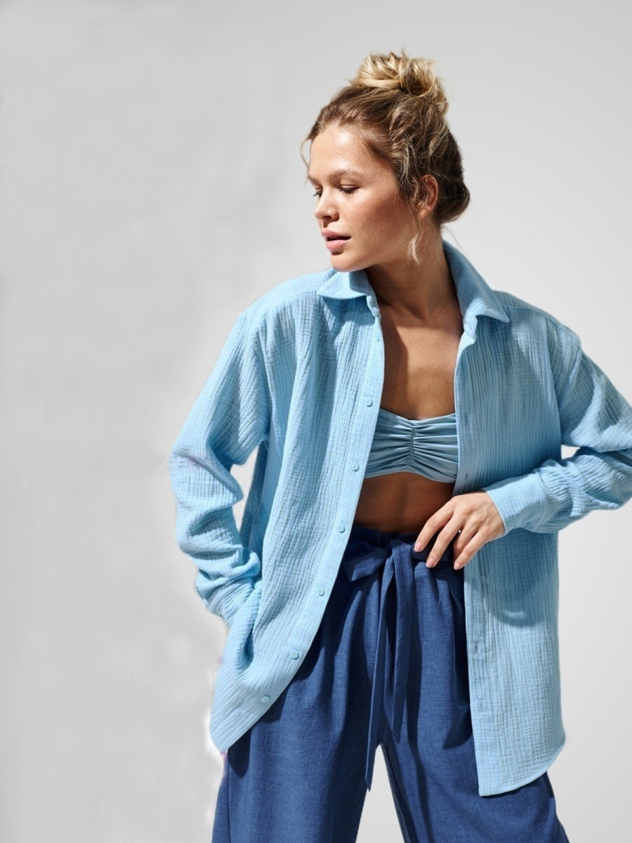 Caridad® | Long-sleeved cotton shirt from Beau