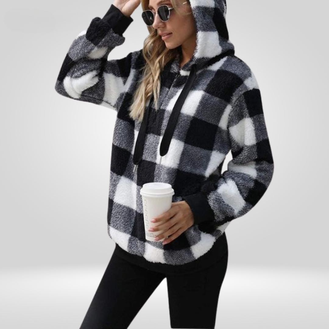 Brígida | Elegant half-zip sweater