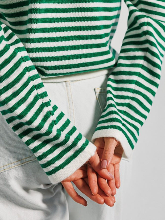 Alessandra® | Striped long-sleeved sweater Amelia