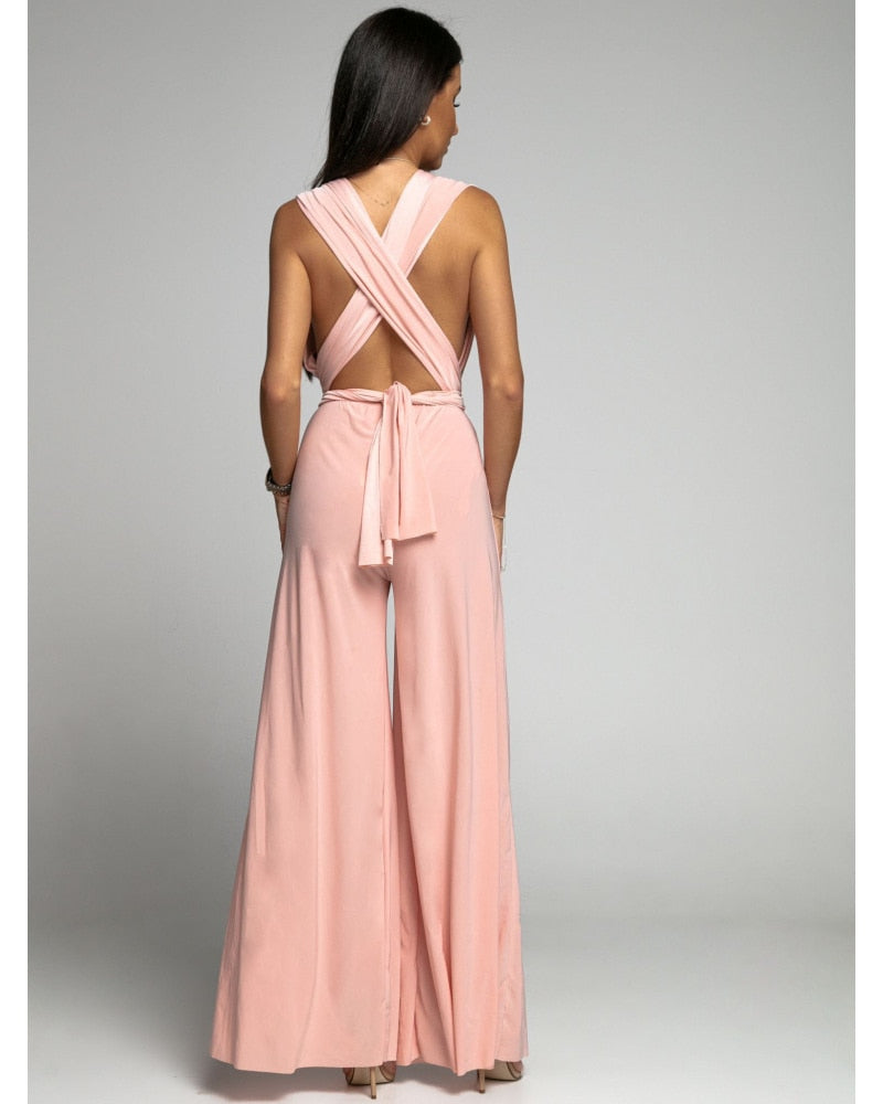 Aranza® | Stylish V-neck jumpsuit for summer