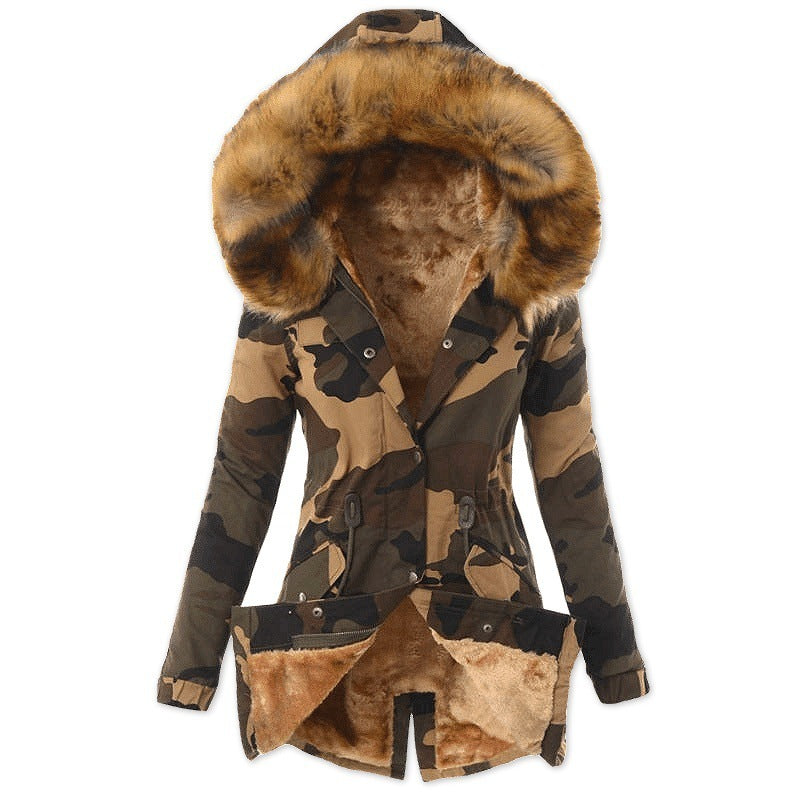 Deborah® | Casual camouflage coat for women