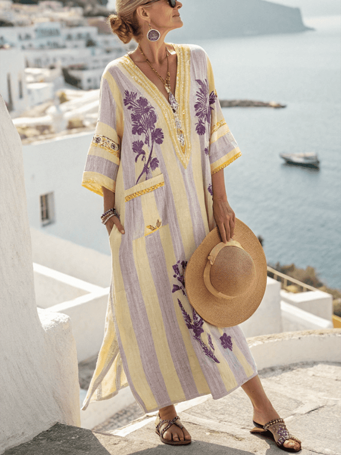 Joan | Effortless Loose Printed Dress for Every Occasion