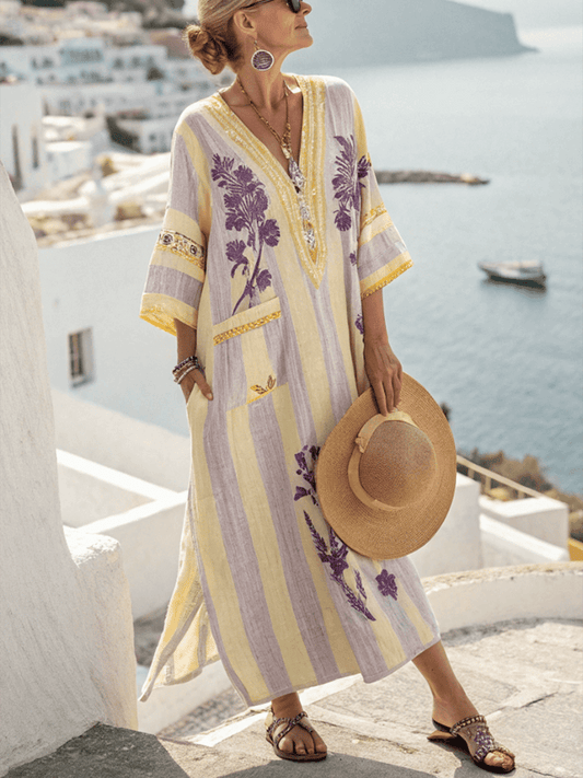Joan | Effortless Loose Printed Dress for Every Occasion