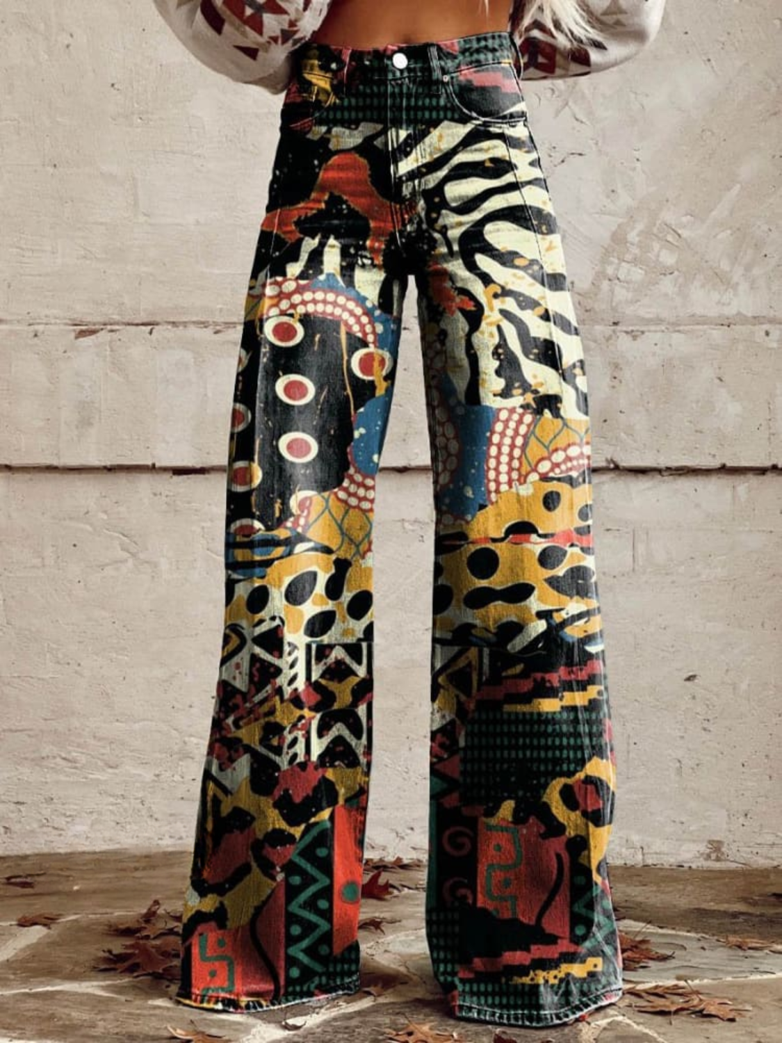 Danna® | Artistic wide leg trousers