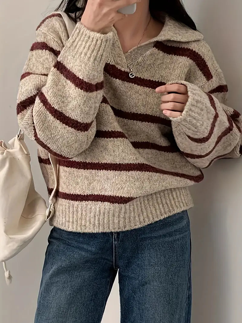 Elena® | V-neck knitted sweater
