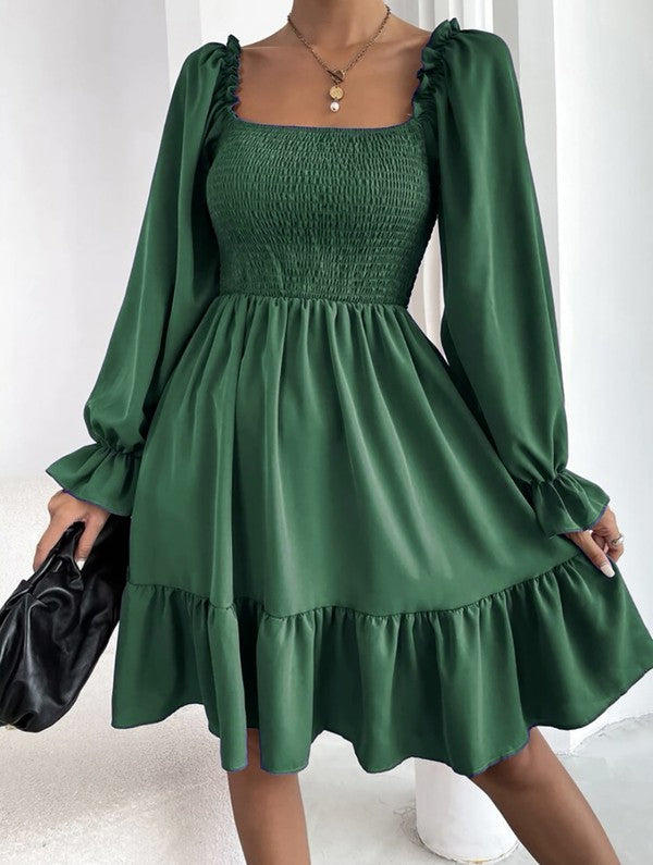 Eleanor® | Smocked ruffle dress