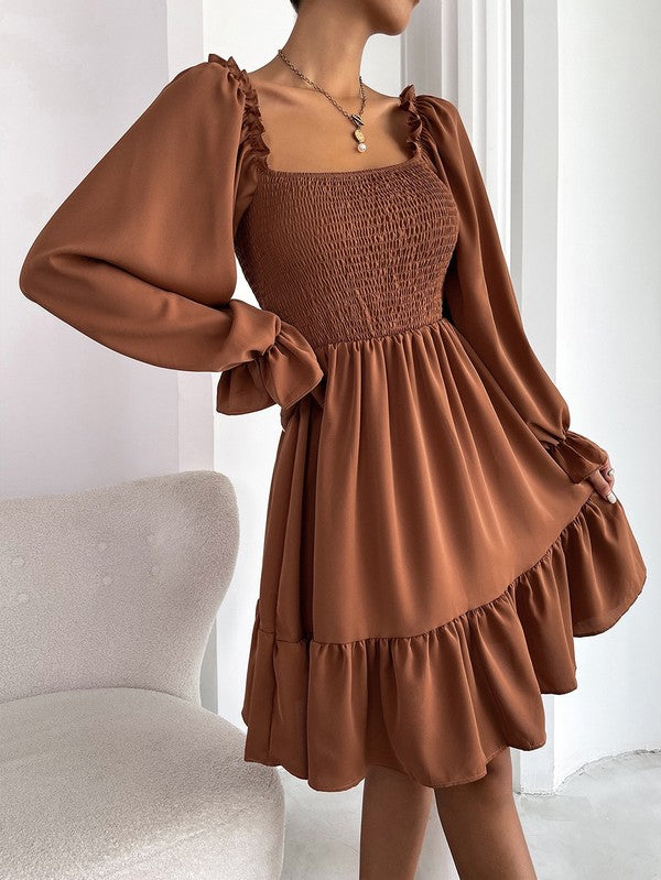 Eleanor® | Smocked ruffle dress