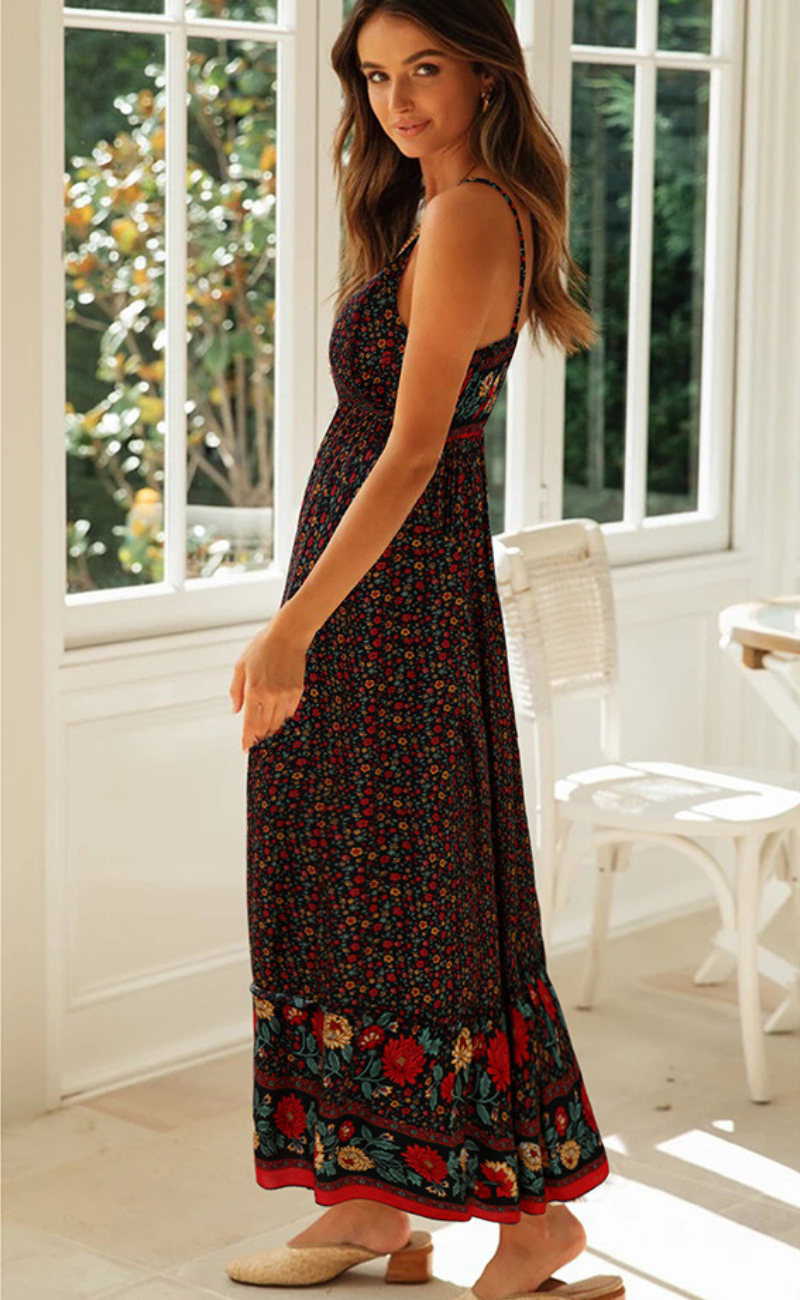 Alba® | Bohemian Dress With Straps