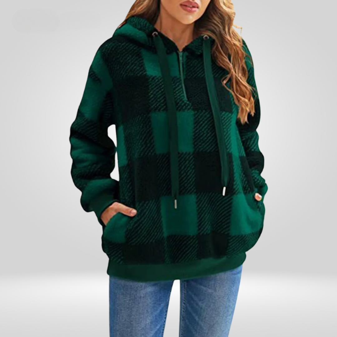 Brígida | Elegant half-zip sweater