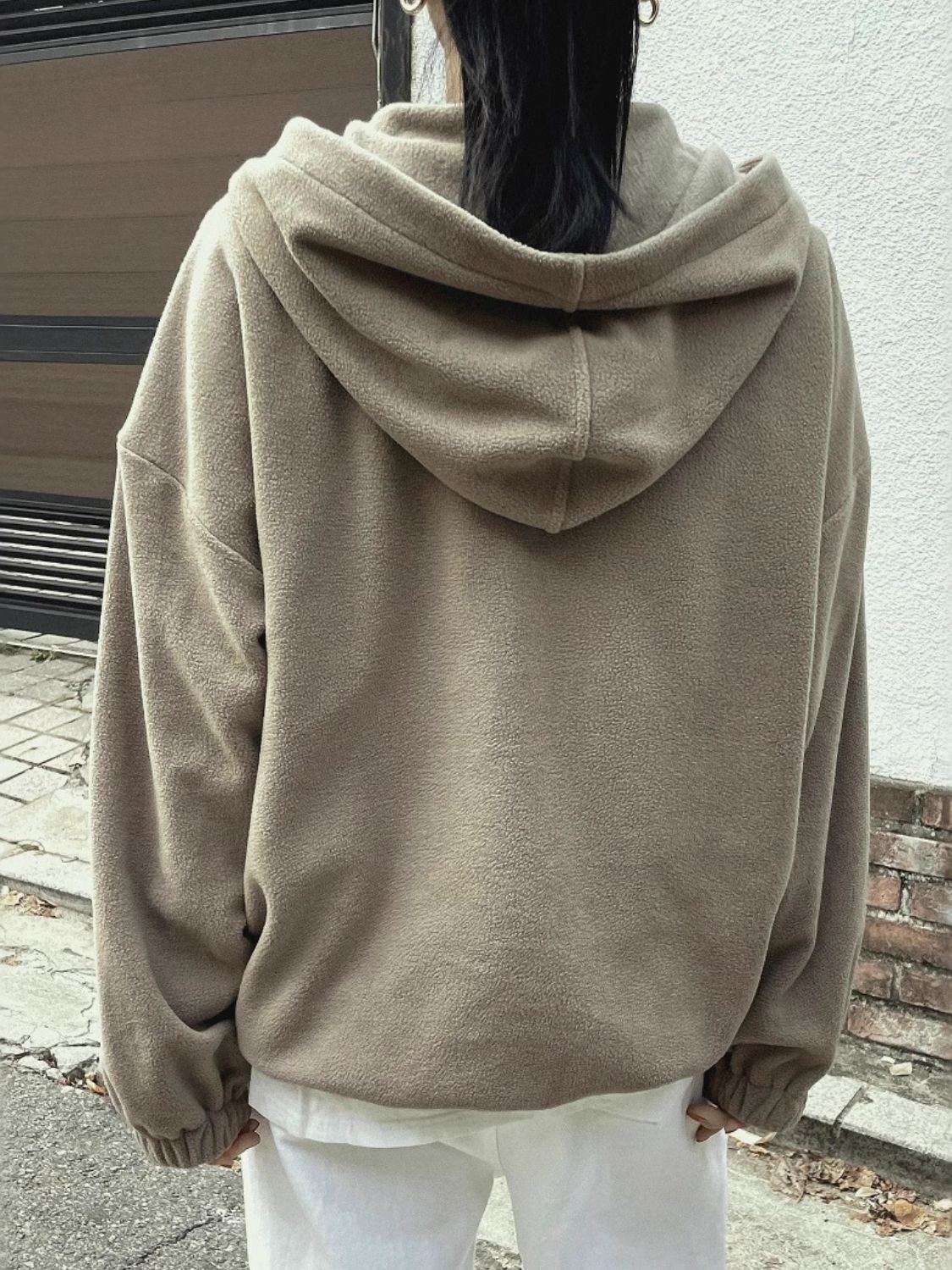 Beatriz® | Mountain Quarter Zip Long Sleeve Hoodie