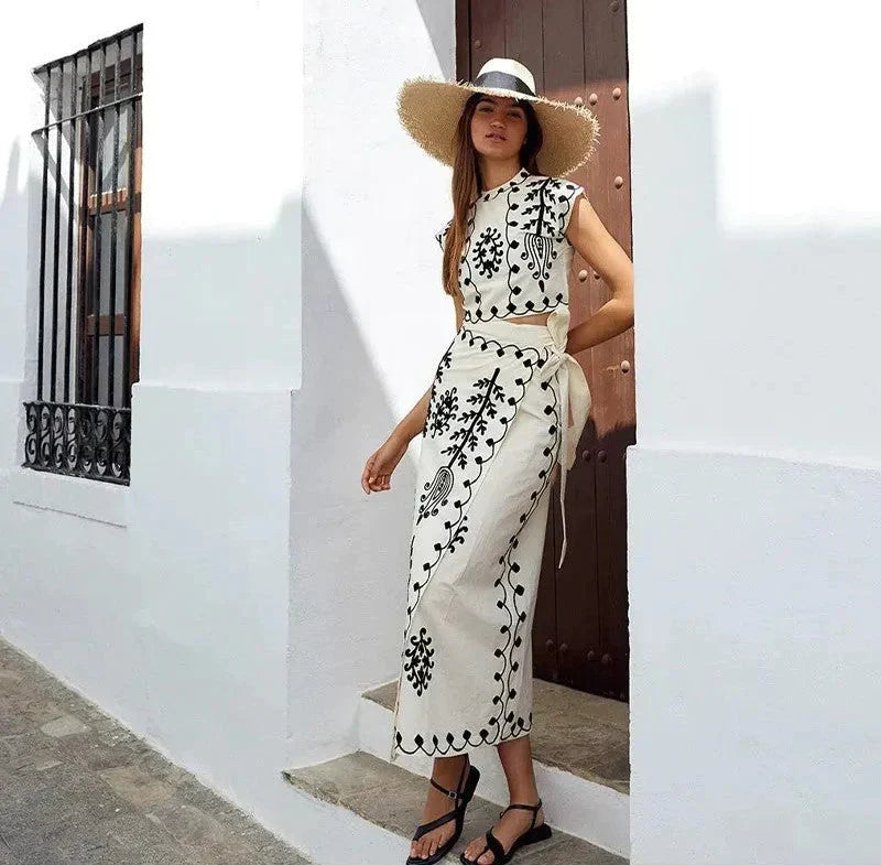Catalina® | Set Of Top And Long Skirt