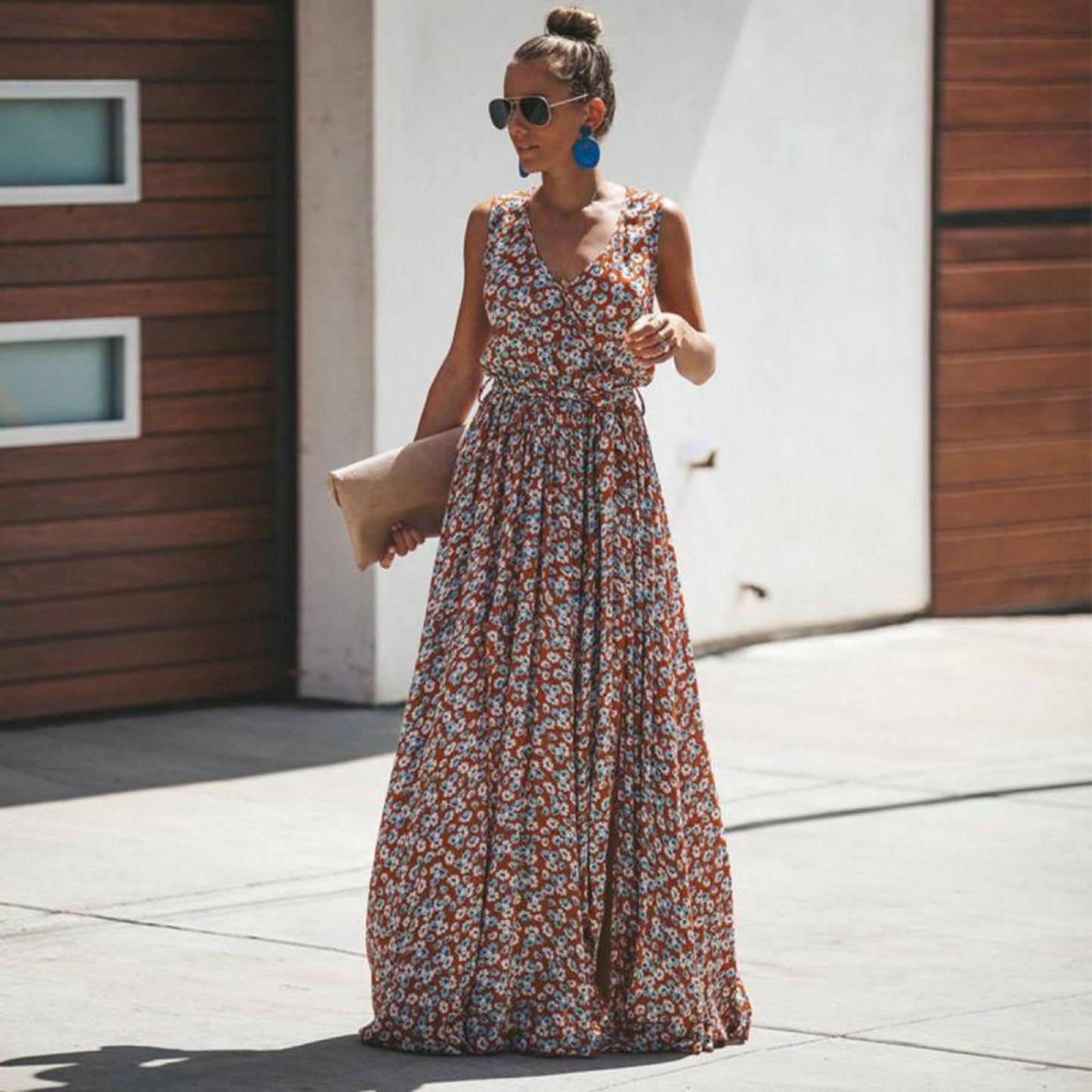 Casandra® | Women's maxi dress floral print