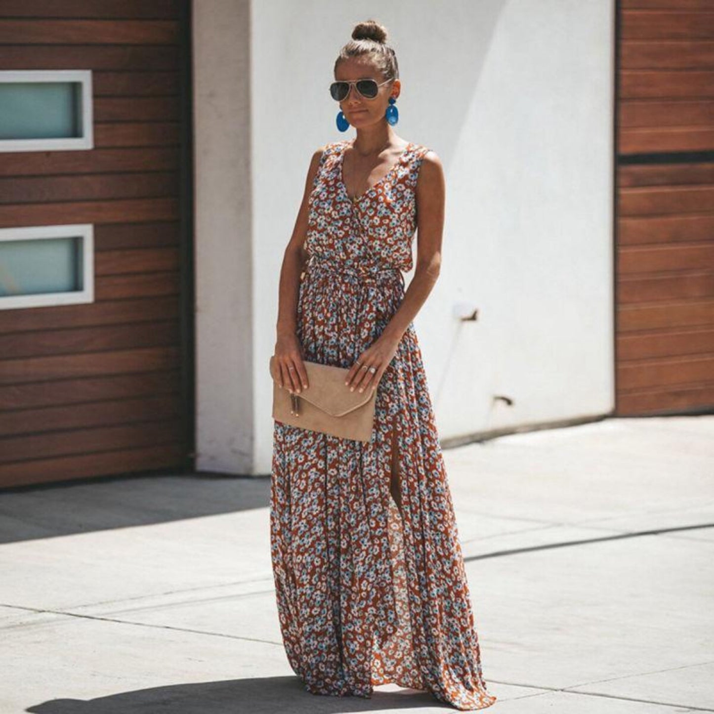 Casandra® | Women's maxi dress floral print