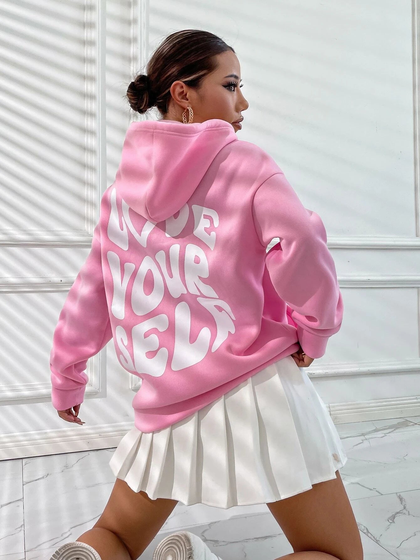 Cecilia | Back printed hoodie for women