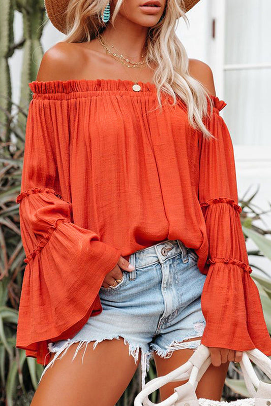 Dalia® | Street Solid Off Shoulder Tops