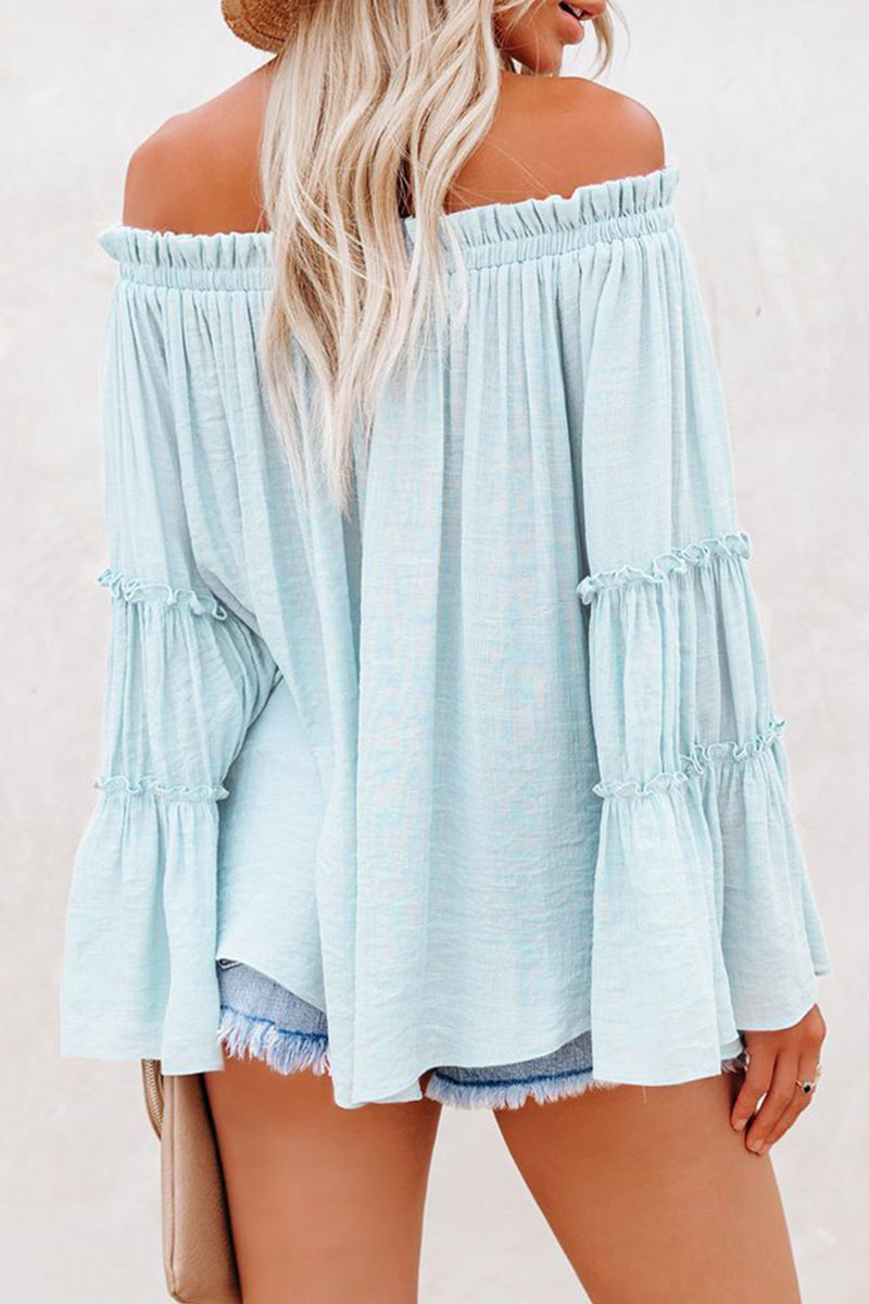 Dalia® | Street Solid Off Shoulder Tops