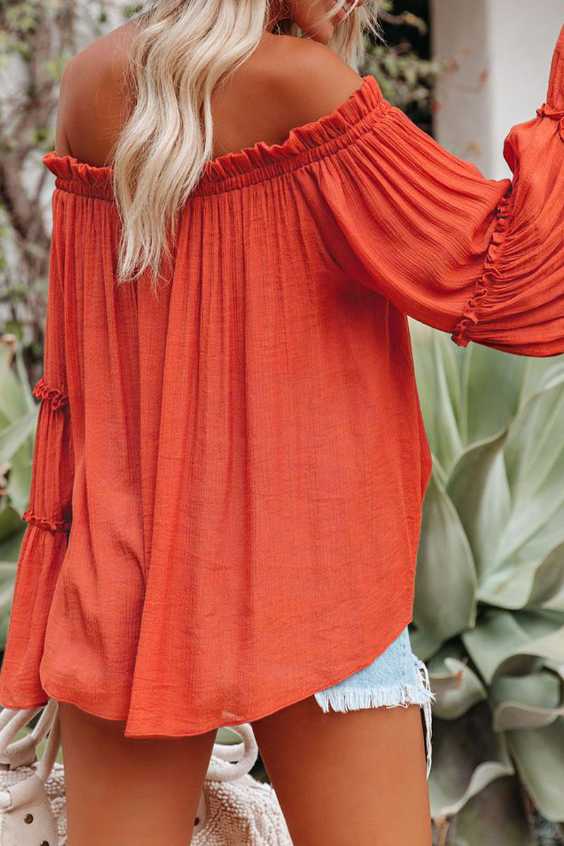 Dalia® | Street Solid Off Shoulder Tops