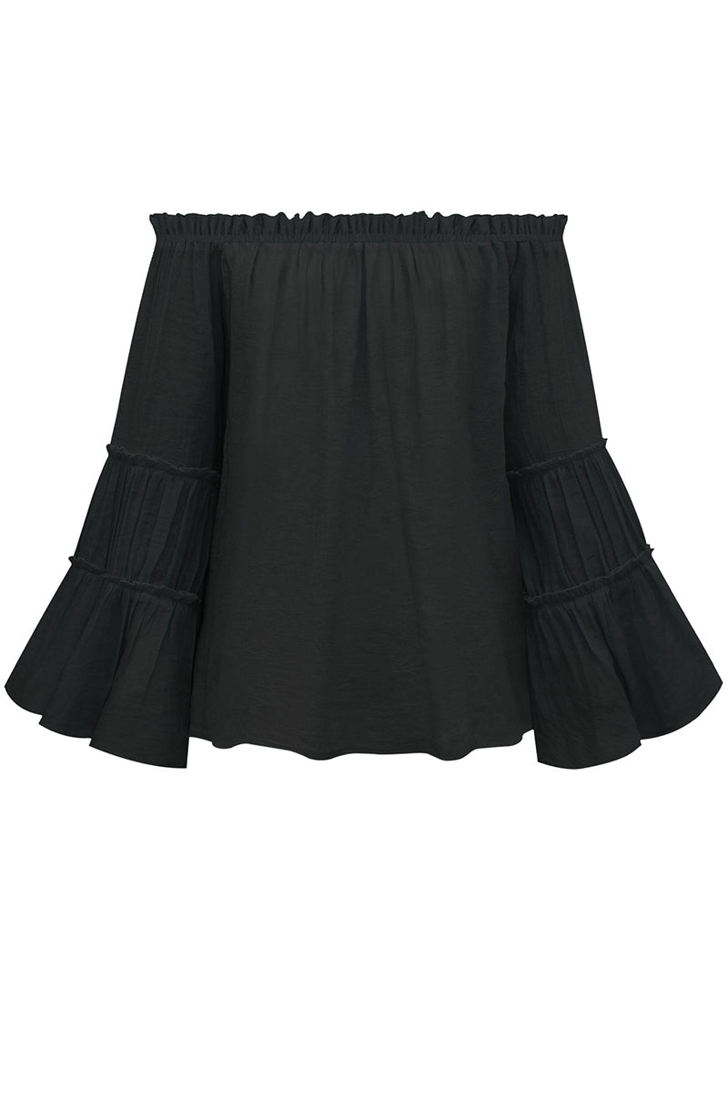 Dalia® | Street Solid Off Shoulder Tops