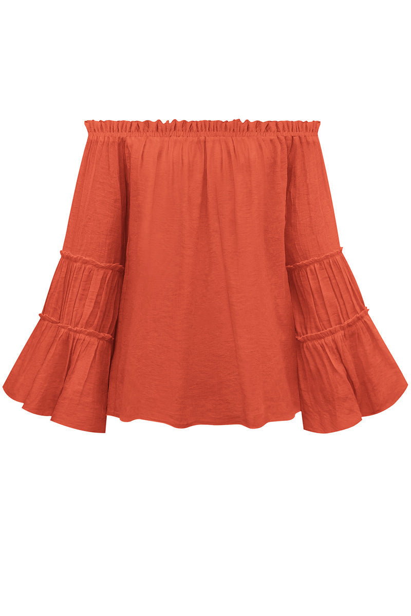 Dalia® | Street Solid Off Shoulder Tops