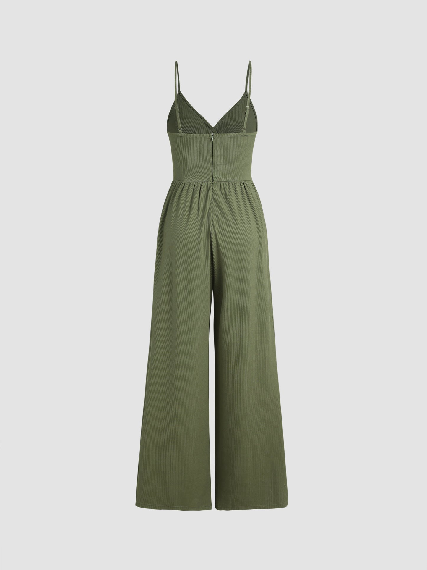 Brigitte® | Wide leg V-neck jumpsuit