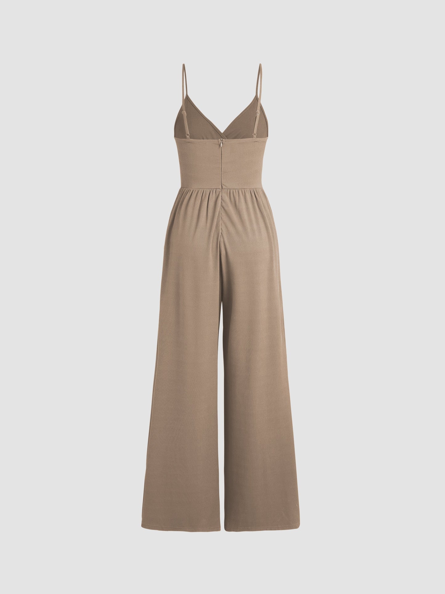 Brigitte® | Wide leg V-neck jumpsuit