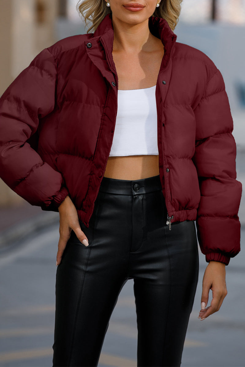 Aurora® | Casual turtleneck outerwear with fixed pocket and pockets