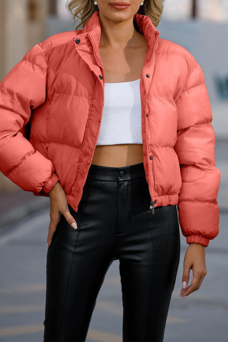 Aurora® | Casual turtleneck outerwear with fixed pocket and pockets