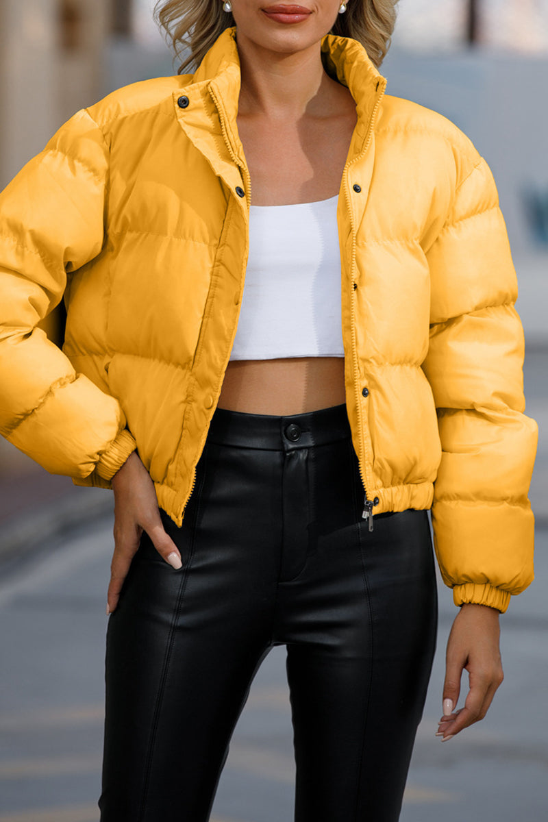 Aurora® | Casual turtleneck outerwear with fixed pocket and pockets