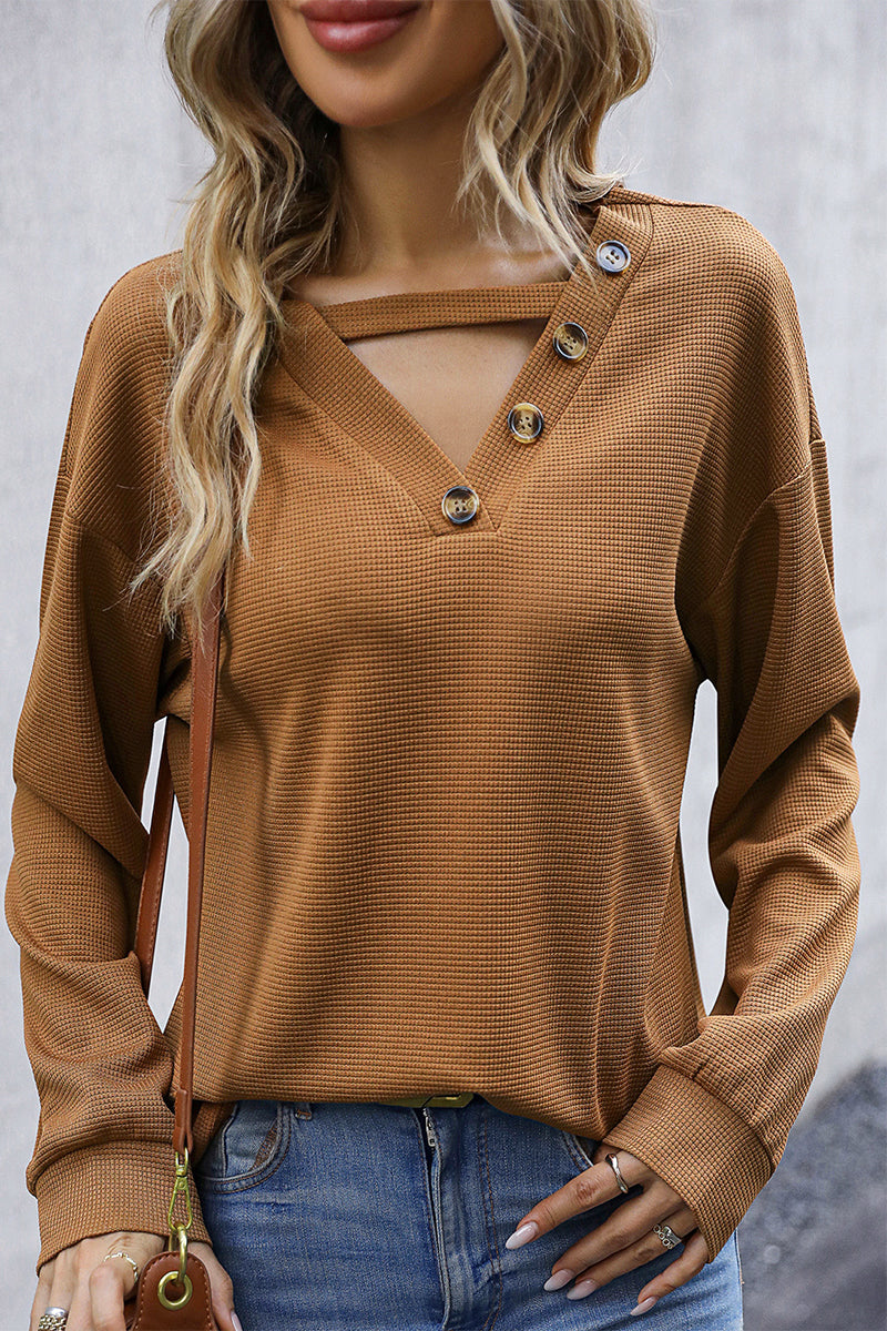 Catalina® | Casual tops with plain buttons