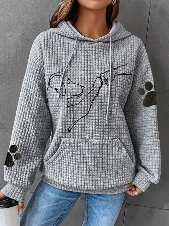 Clarisa | Knitted dog hoodie for women