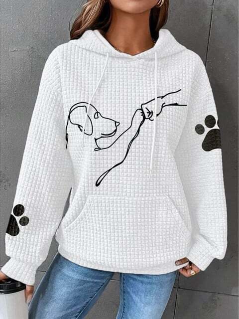 Clarisa | Knitted dog hoodie for women