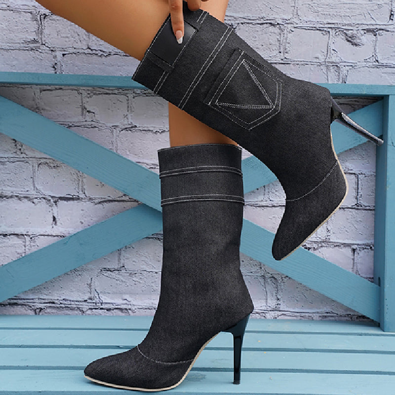 Edna® | Casual patchwork shoes with a pointed door