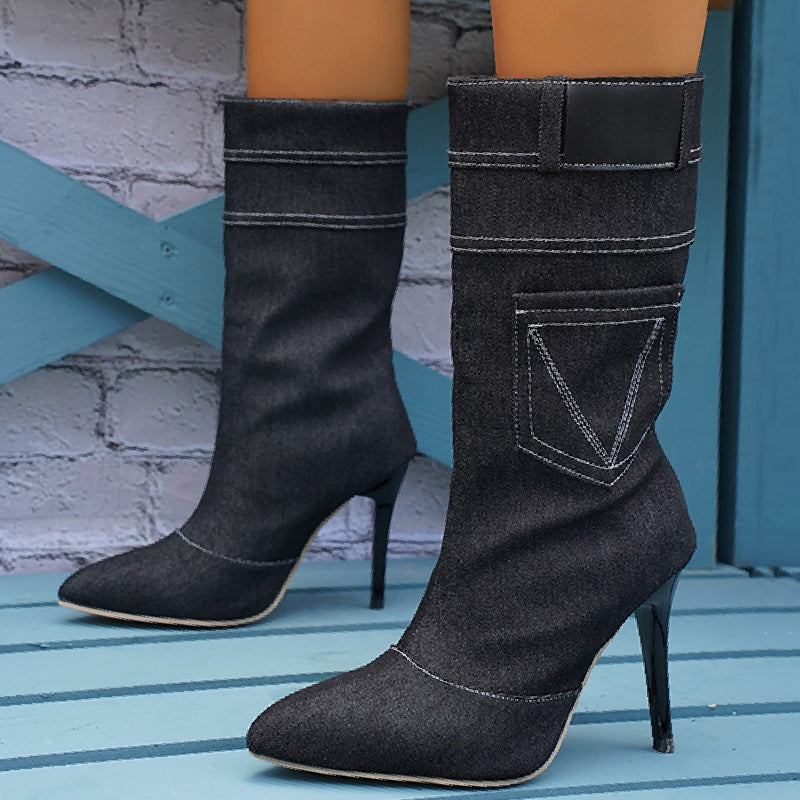 Edna® | Casual patchwork shoes with a pointed door