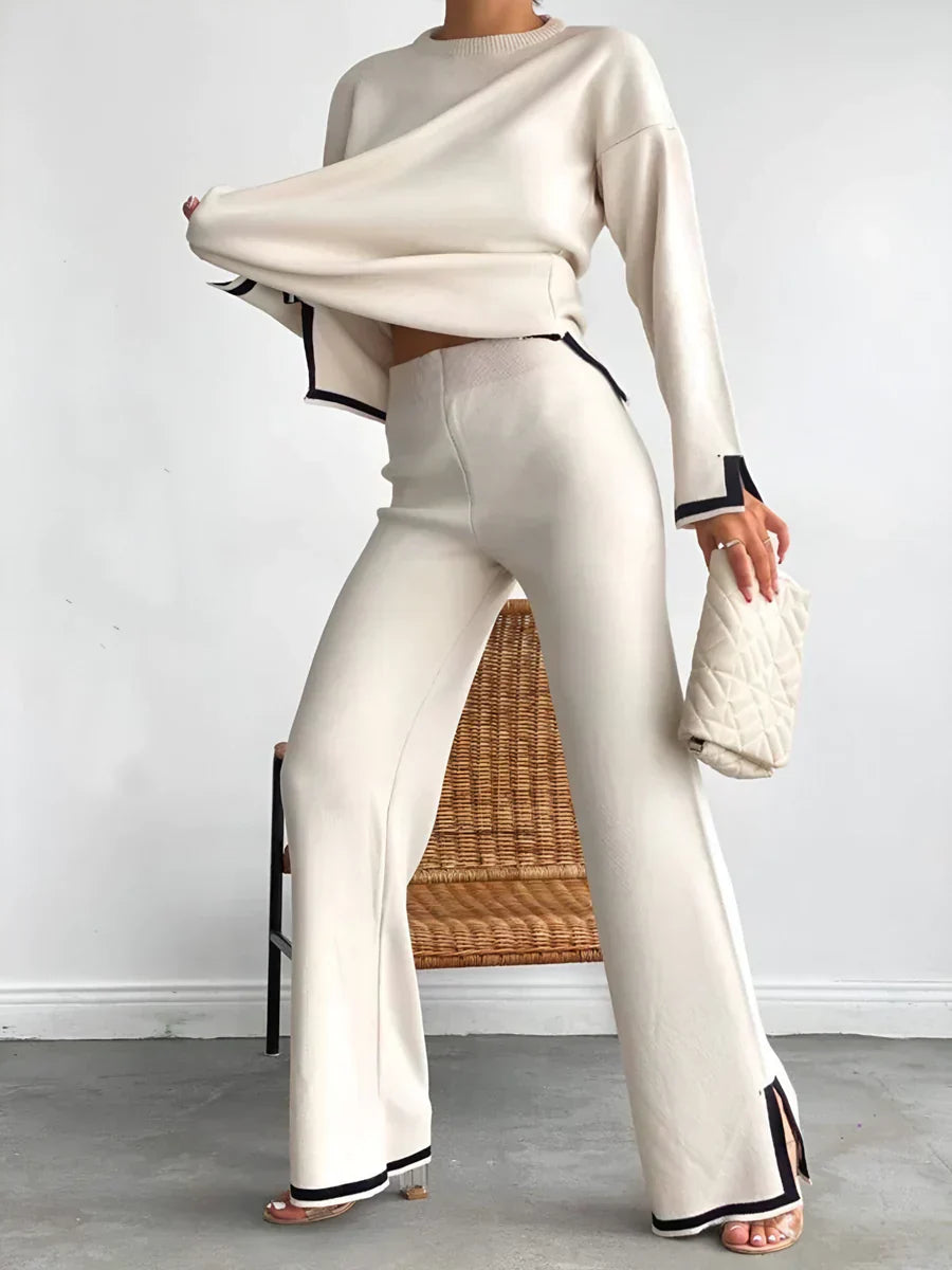 Elisa® | Elegant stretch knit set to stay at home