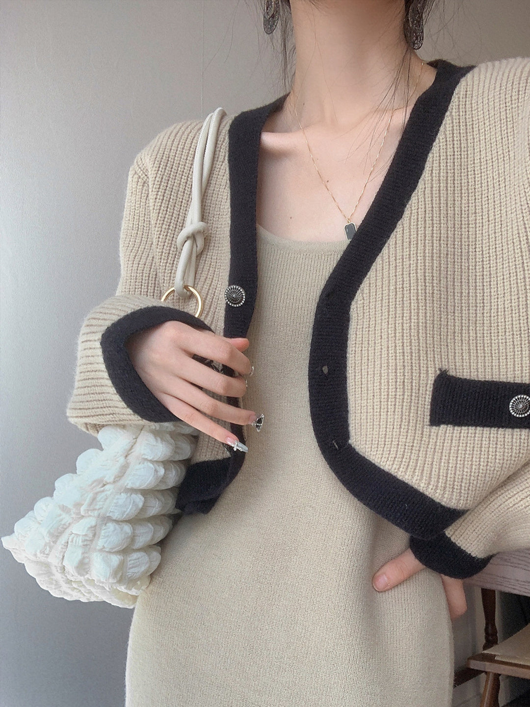 Aida® | Dress Set French Style Knit Two Piece Outfit