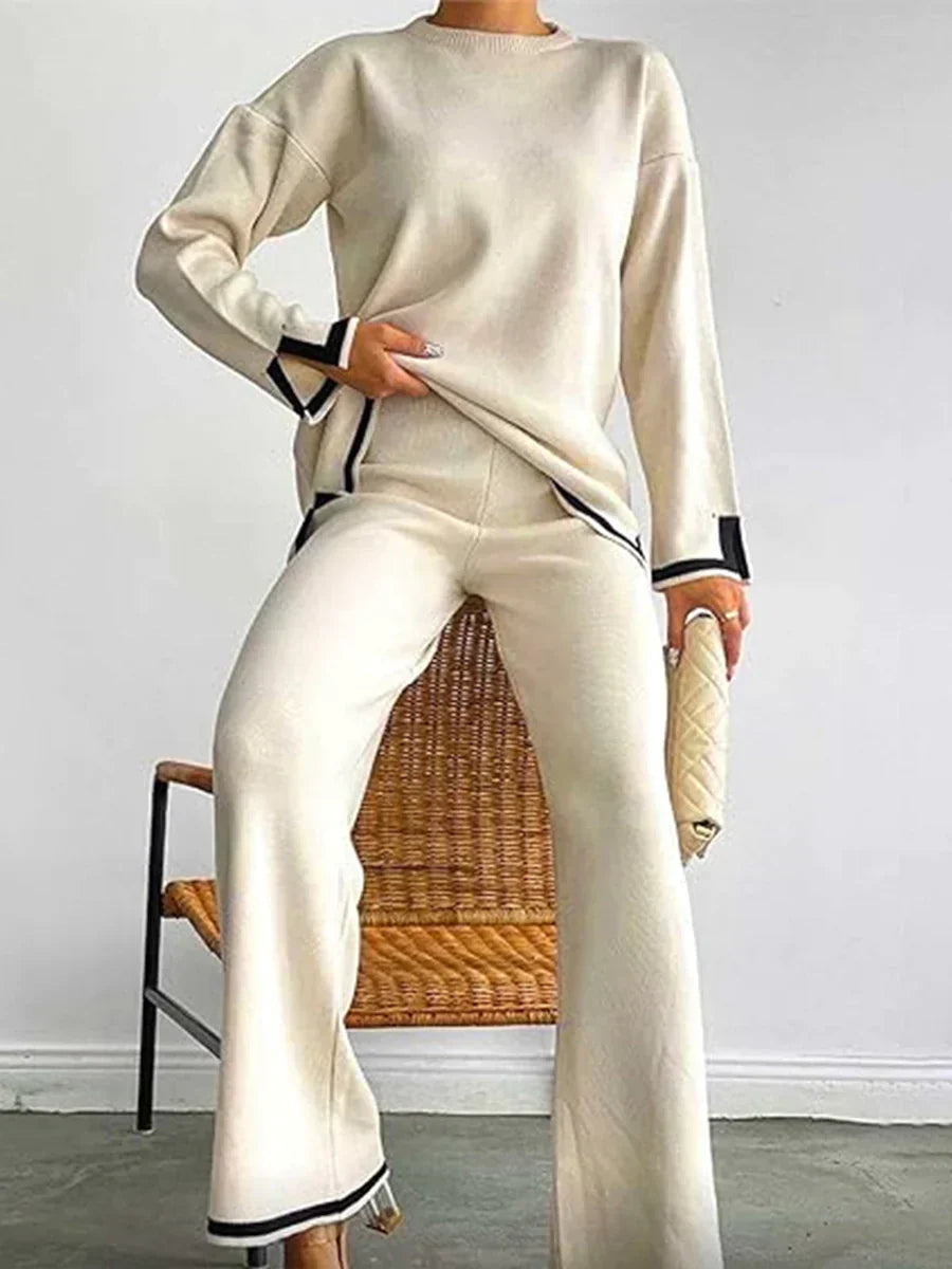 Elisa® | Elegant stretch knit set to stay at home
