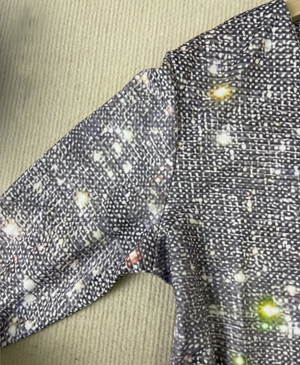 Daniela® | Silver Glitter Top