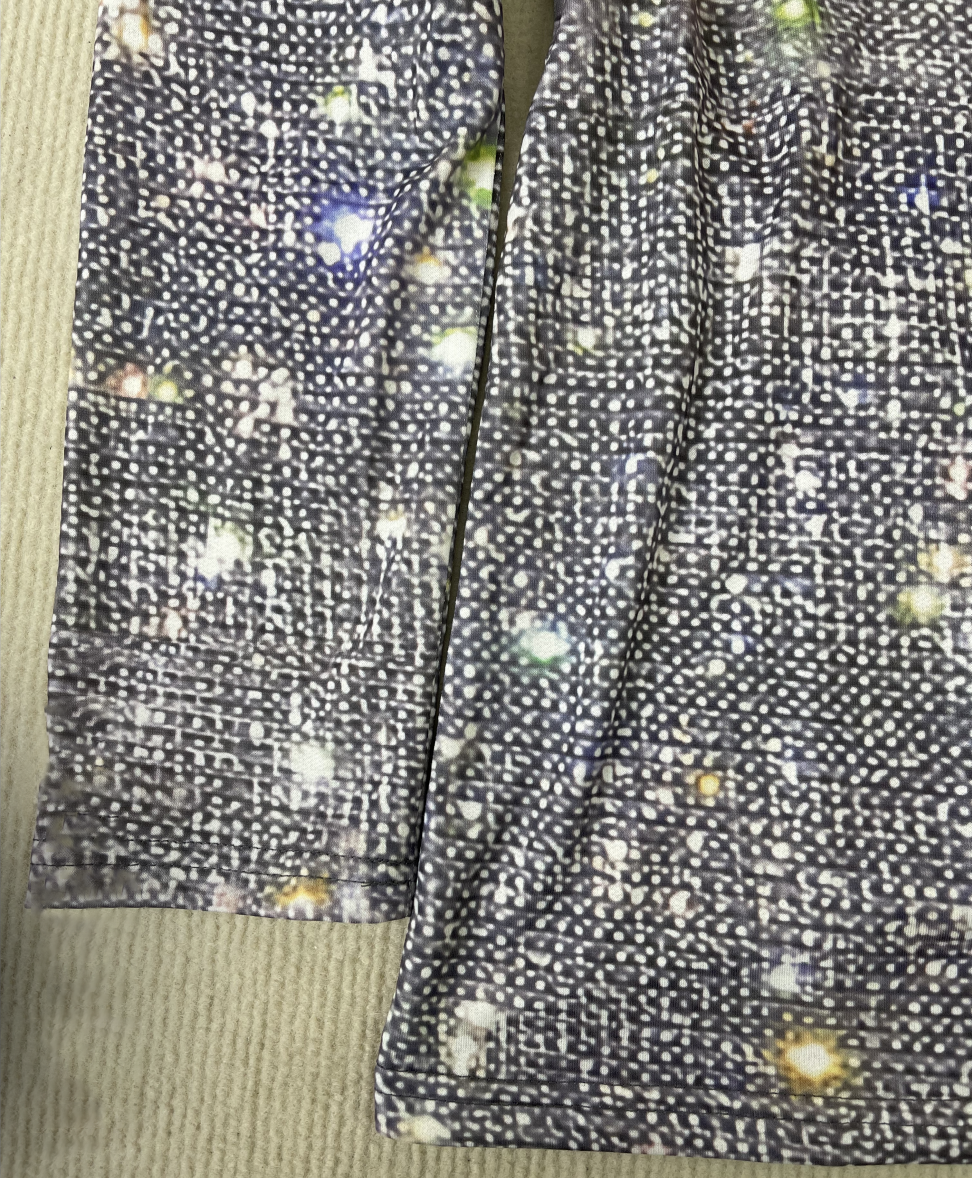 Daniela® | Silver Glitter Top