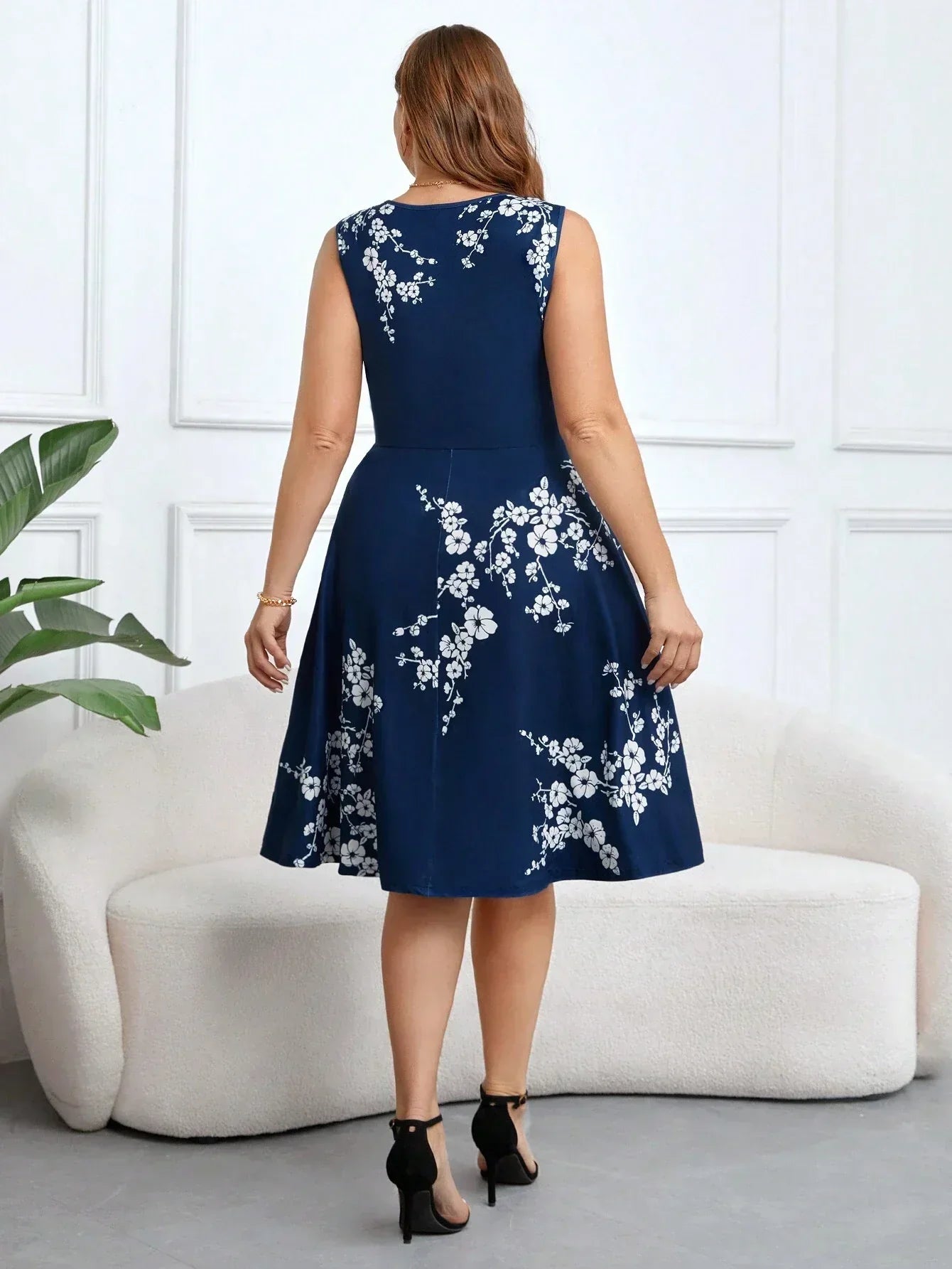 Tabitha | Elegant Floral Wrap Dress for All Occasions