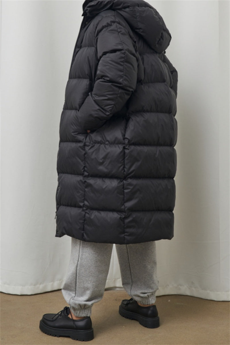 Casandra® | Casual Outerwear with Hooded Collar and Solid Color Patches (3 Colors)