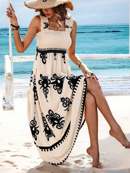 Demi® | Backless high waist dress