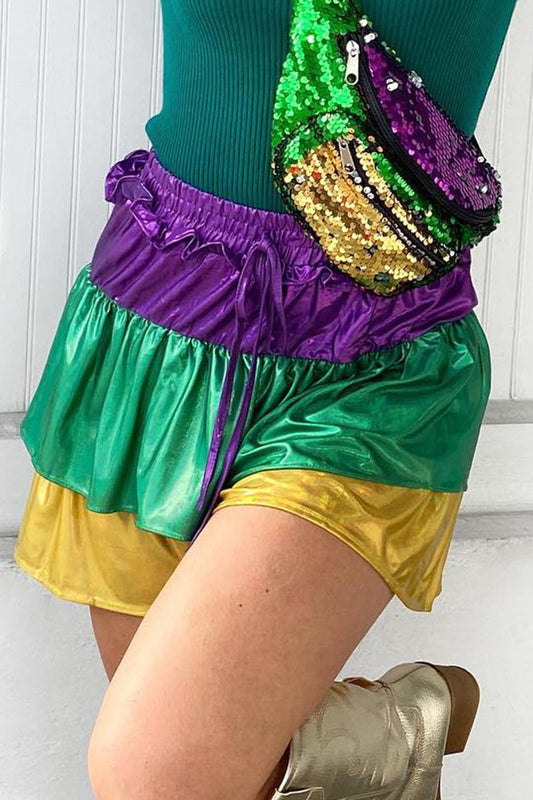 Carmen® | Sexy Color Block Contrast Patchwork High Waist Pants Type A