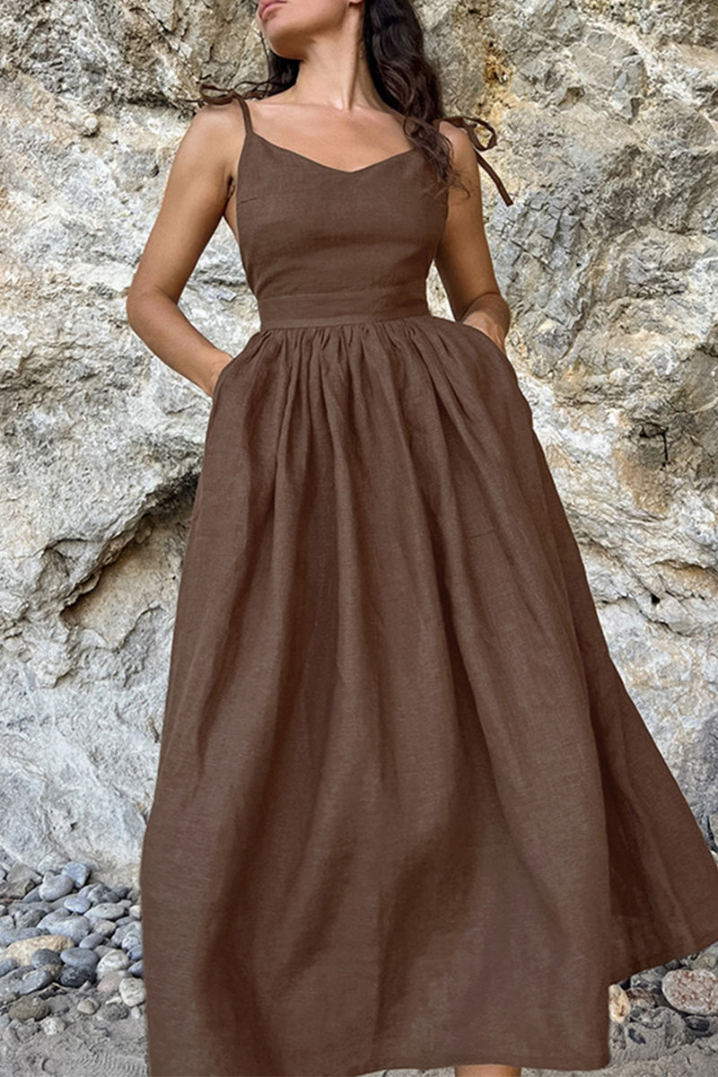 Berenice® | Sexy sling dress with fixed frenulum and V-neck