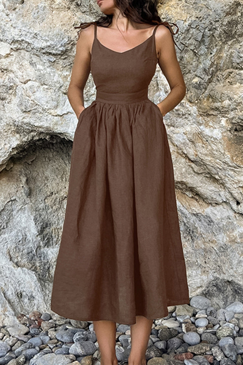 Berenice® | Sexy sling dress with fixed frenulum and V-neck
