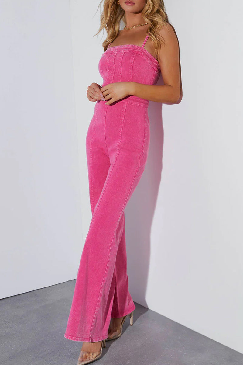 Amira® | Casual simplicity, solid, make old, normal overalls