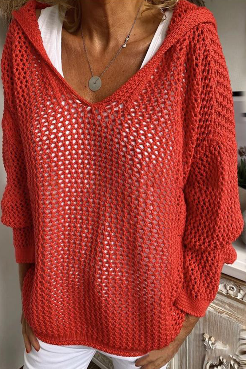 Astrid® | Casual solid color hollow out hoodies for everyday wear